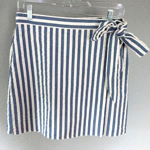 JCrew striped skirt